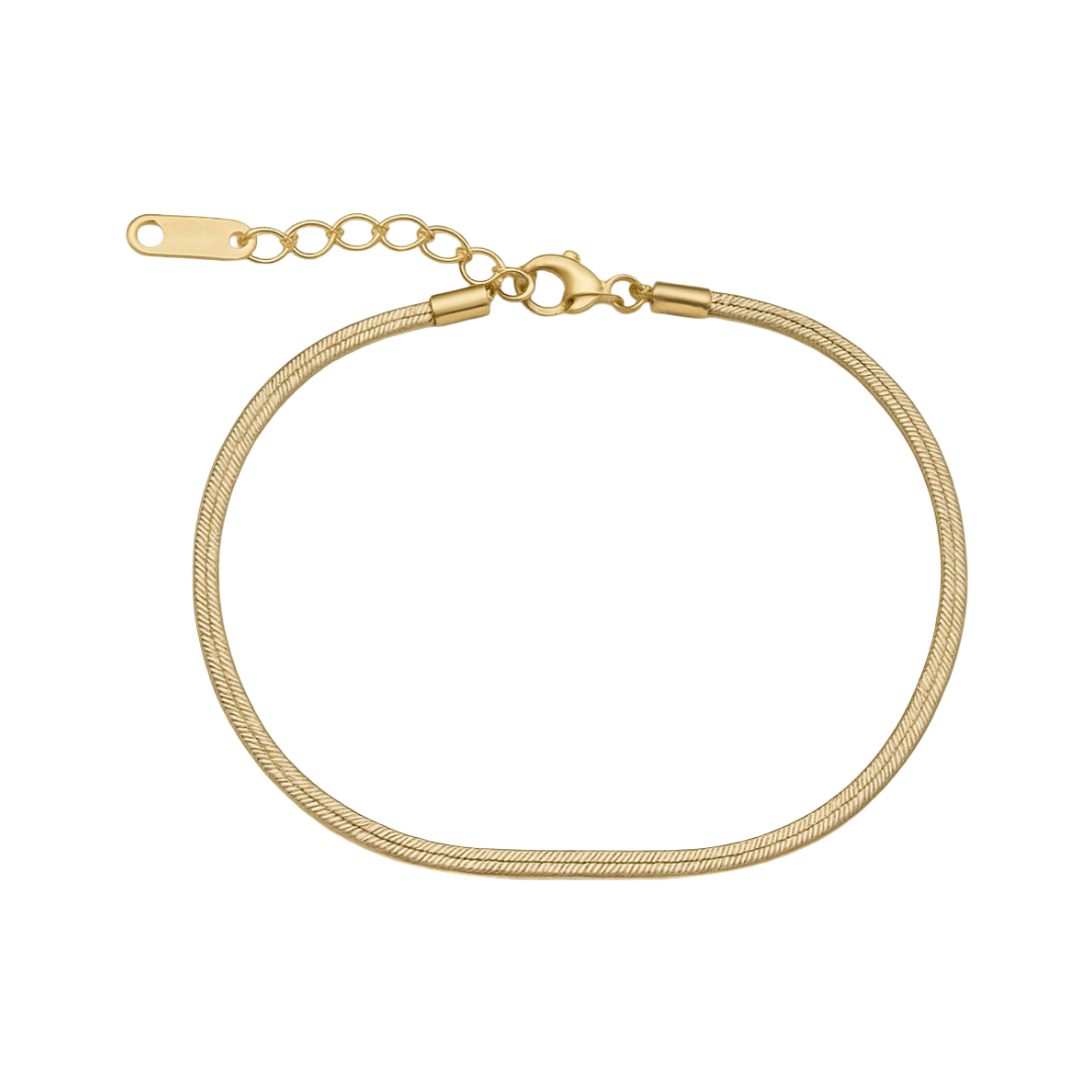 Flad Slange Armbånd