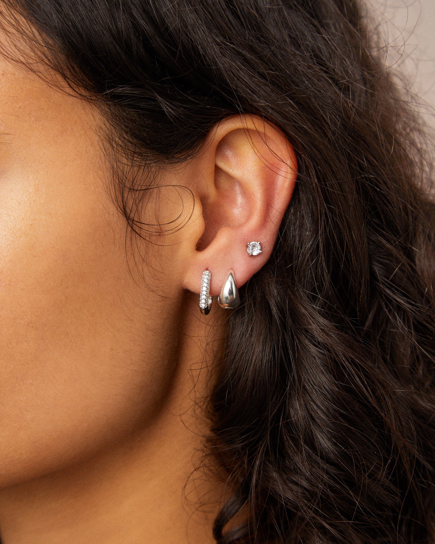 Square Crystal Earrings
