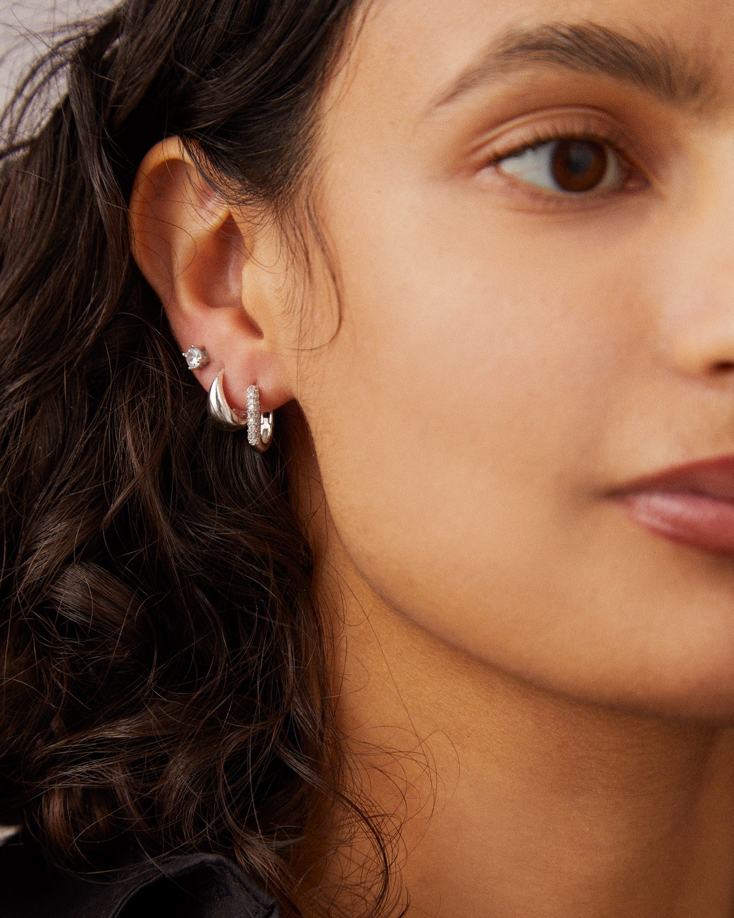Square Crystal Earrings