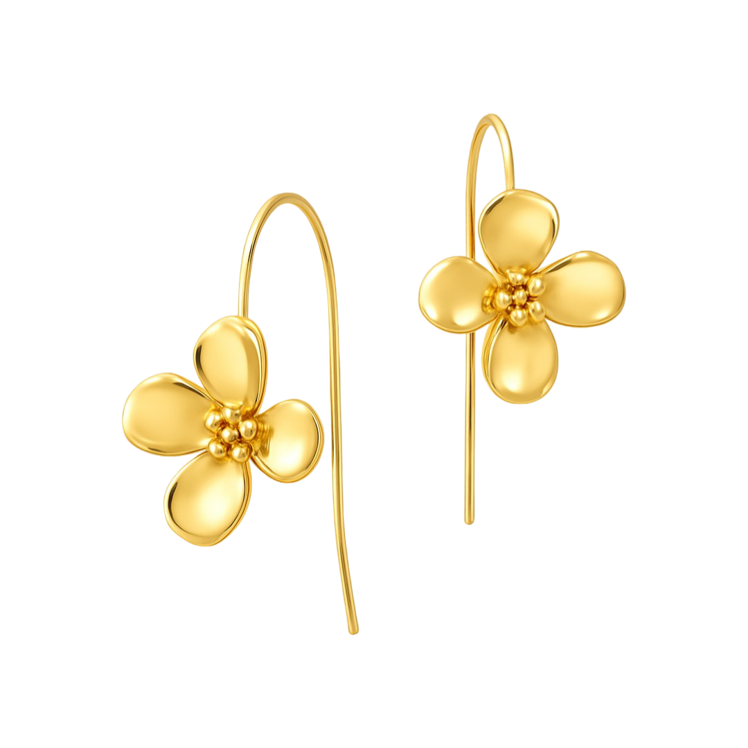 Simple Flower Earrings