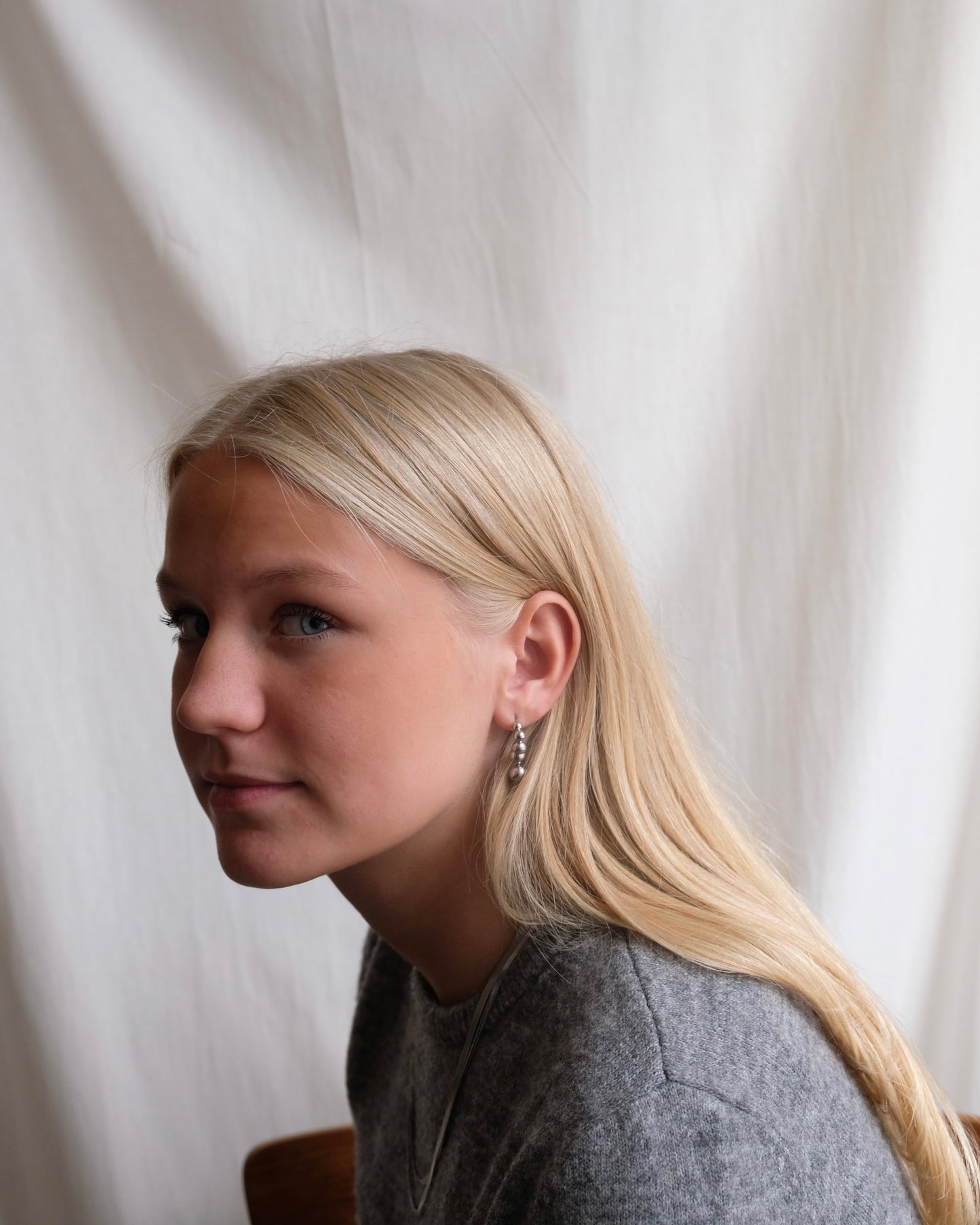 Organisk Boble Øreringe
