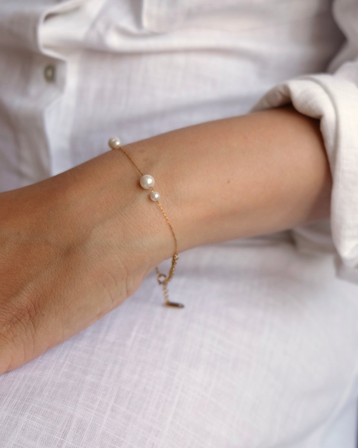 Ferskvands Perle Armbånd