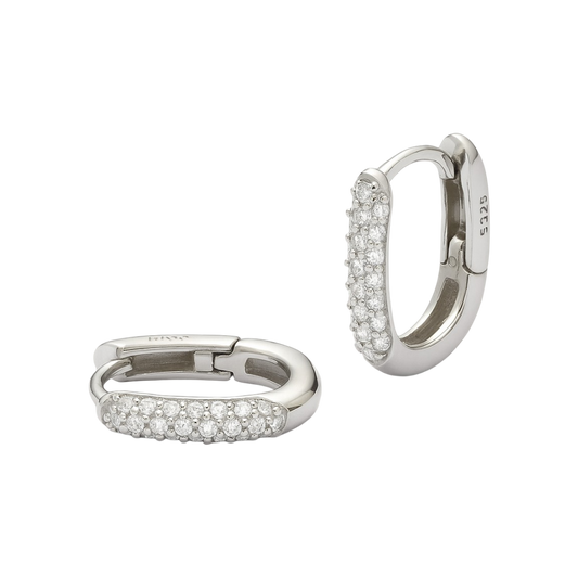 Square Crystal Earrings