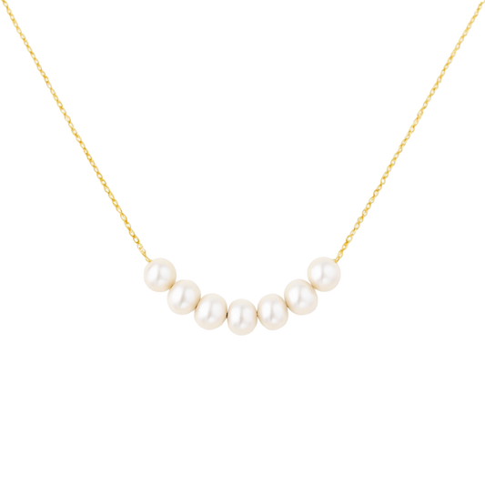 Simpel Chain Freshwater Pearl Necklace
